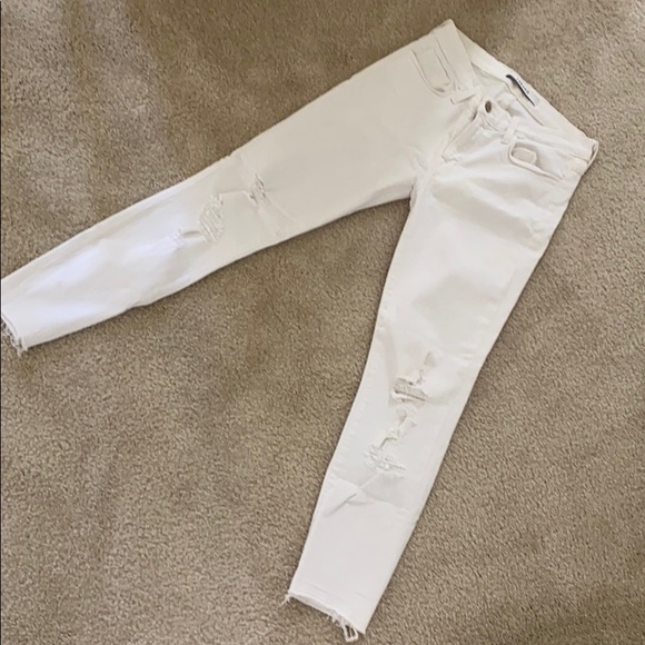 J BRAND white ankle jeans - Picture 4 of 8